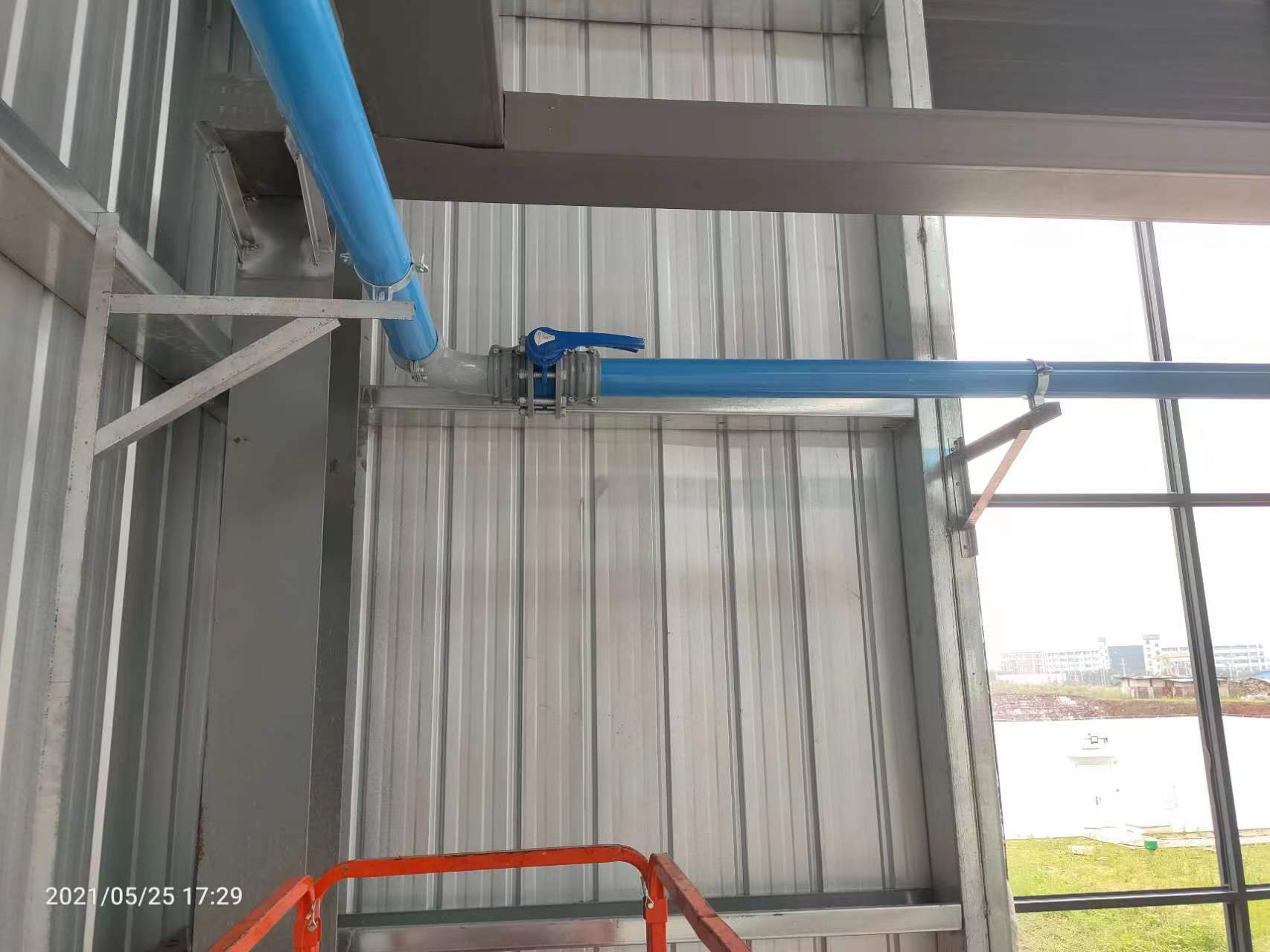 Válvula de mariposa con brida manual de instalación de tuberías con abrazadera de 2 vías al por mayor de China